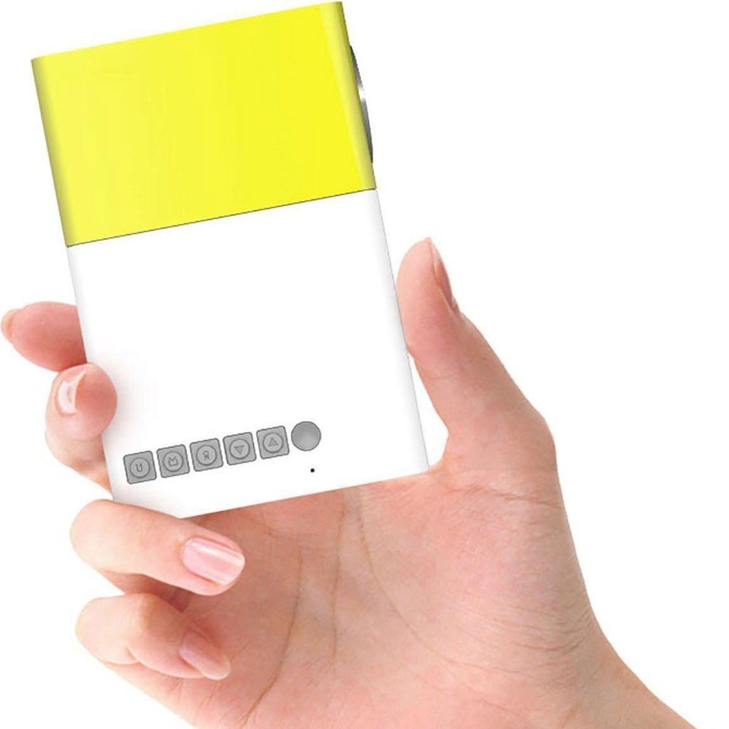 Portable projector for a home cinema experience