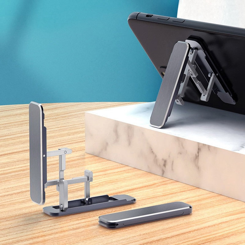Foldable phone stand - Convenient and adjustable
