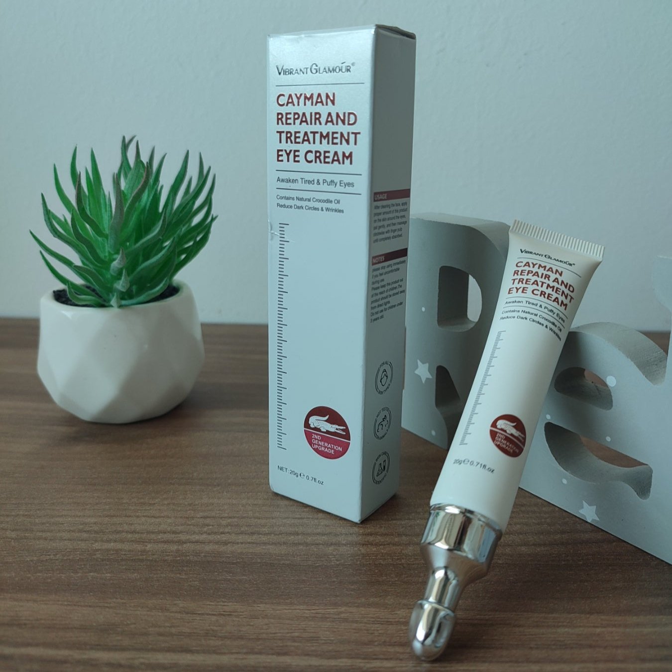 Øjencreme: løftende effekt på 2 minutter