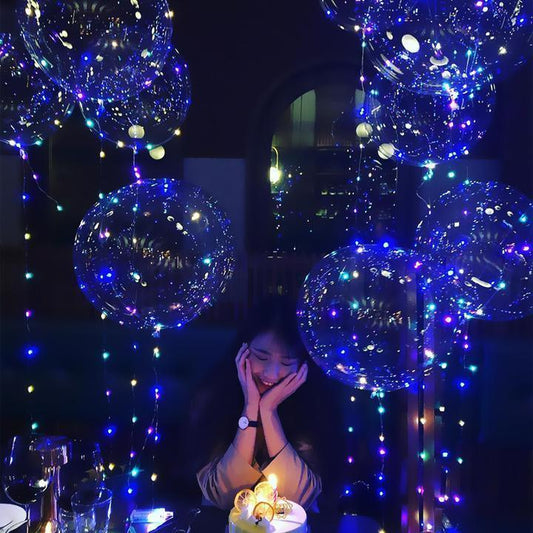 Gjenbrukbare LED-ballonger for å lyse opp festene dine (X10)